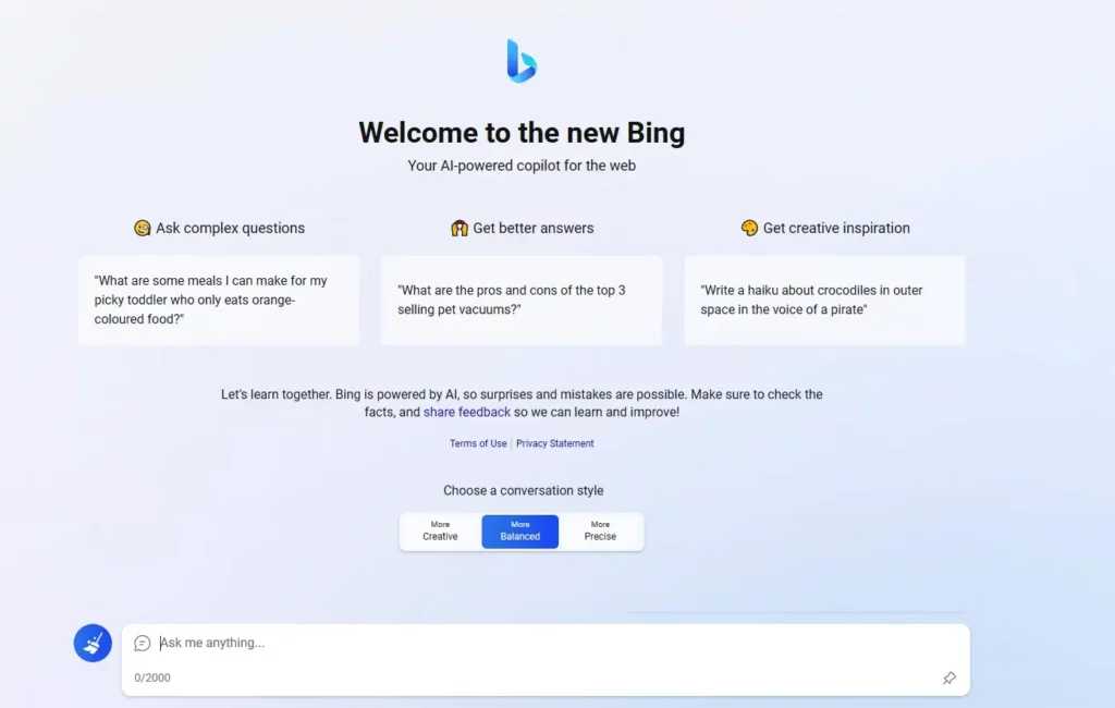 Bing Chat AI A Guide On Using Microsoft’s Chatbot 
