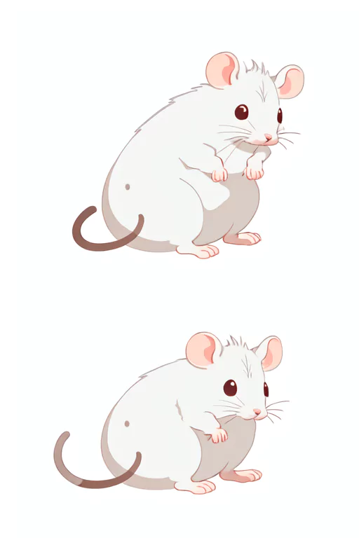 simple vector image of a mouse